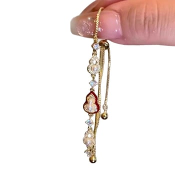 Karkötő kevert anyagokból, elektroplating bevonattal, finom megjelenés, új kínai stílus, tavasz 2025.