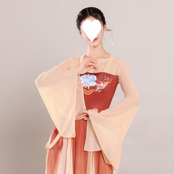 Qianying Kínai Klasszikus Táncruha Hastáncra, Uniszex, Ősrégi Elegancia, Folyó Siluett, Fő Anyag: Kecskebőr, 2022 Nyár