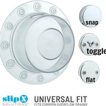 Independent: Fürdőkádhoz vákuumos túlfolyás elleni lefolyófedél - Környezetbarát PVC