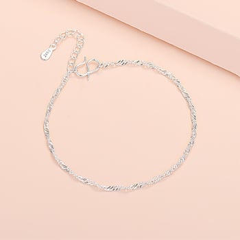 Réz hullám mintás karkötő koreai stílusban, uniszex, testreszabható