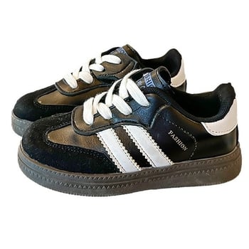 Gyerekeknek készült sportcipő műbőr felsőrésszel, lélegző, Velcro-zárás, 4–16 éves korosztálynak, kompozit talp