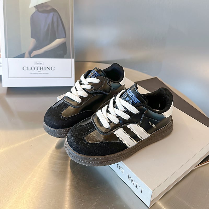 Gyerekeknek készült sportcipő műbőr felsőrésszel, lélegző, Velcro-zárás, 4–16 éves korosztálynak, kompozit talp