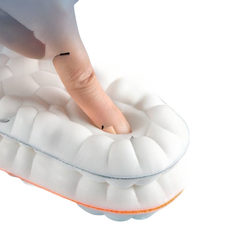 Gumi anyagú futócipő talpbetét, uniszex, teljes talpbetét, magasság növelő