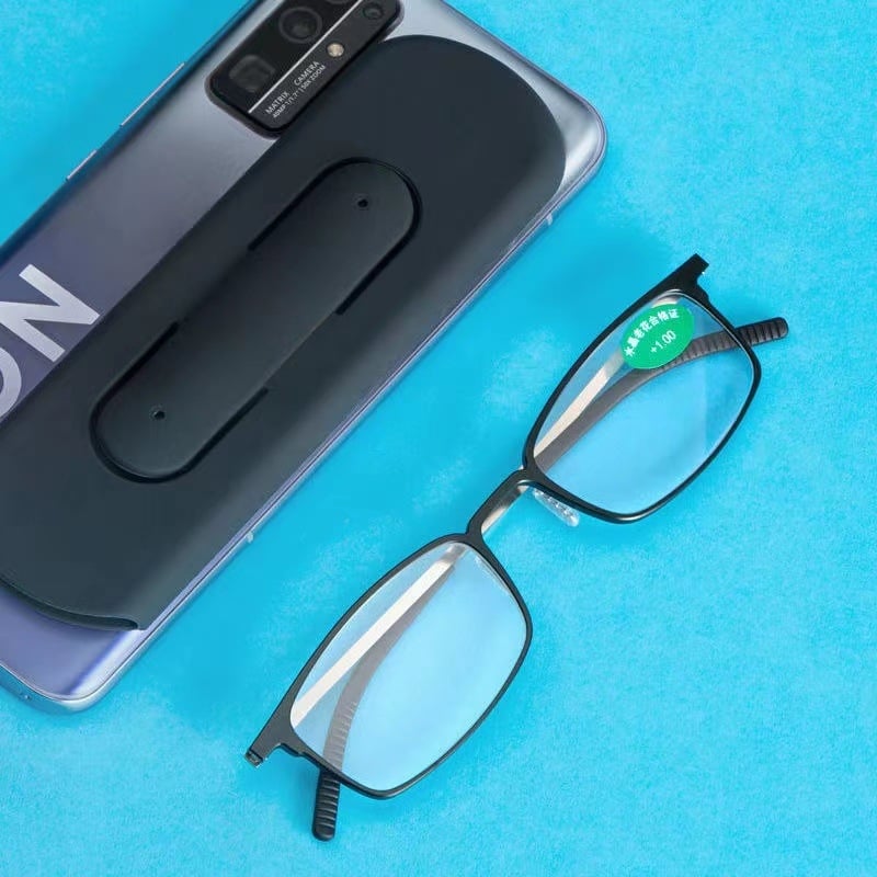 Olvasószemüveg repülőgép-titan kerettel, kristály lencsék, teljes keret, alumínium-magnézium ötvözet szerkezet