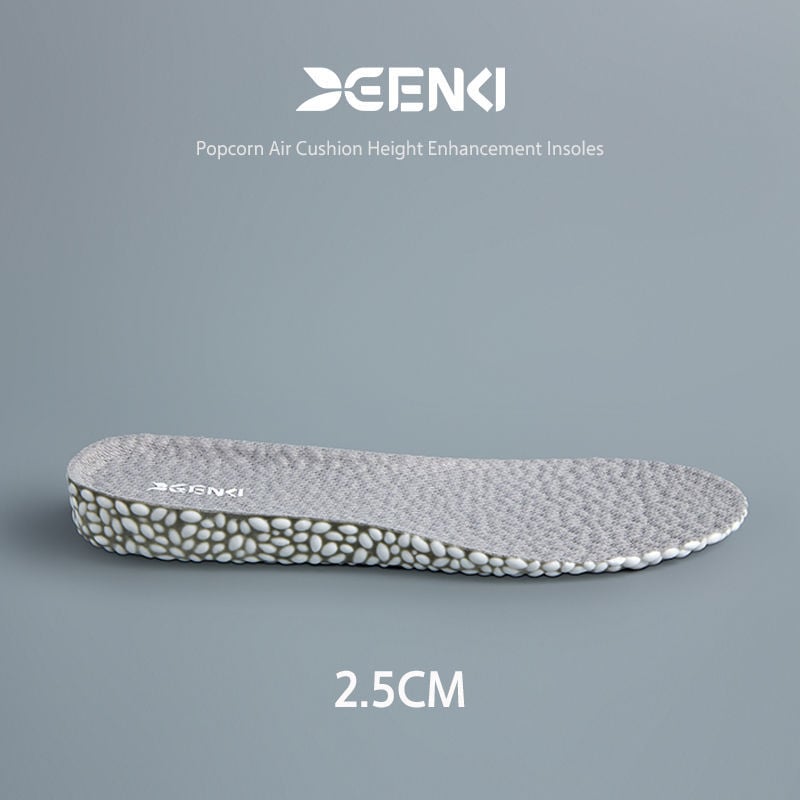 RUNWING BMHZG Tălpi interioare complete cu pernă de aer, creștere înălțime, material popcorn + Lycra, anti-odor