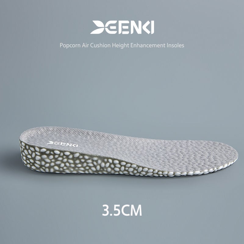 RUNWING BMHZG Tălpi interioare complete cu pernă de aer, creștere înălțime, material popcorn + Lycra, anti-odor