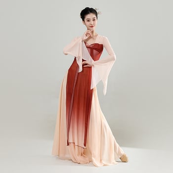 Női belly dance kostüm, Han–Tang dinasztia ihletésével, poliészter anyag 90–95% tartalom, nyári 2022 kiadás.