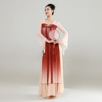 Női belly dance kostüm, Han–Tang dinasztia ihletésével, poliészter anyag 90–95% tartalom, nyári 2022 kiadás.