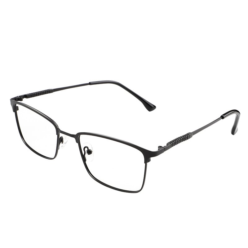  Olvasó szemüveg, többfokozatú, anti-kék fény, teljes keret, fém-titán váz, uniszex, közeli és távoli látásra