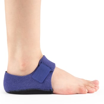 SEBS anyagú sarokvédő Velcro-val, uniszex, ütéscsillapító sarokvédő, magasságot növelő talpbetét funkcióval