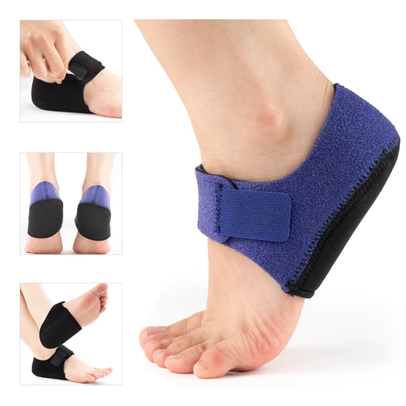 SEBS anyagú sarokvédő Velcro-val, uniszex, ütéscsillapító sarokvédő, magasságot növelő talpbetét funkcióval