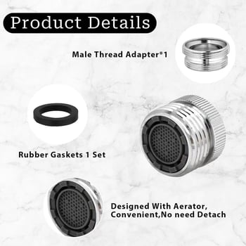 Kerti tömlőcsatlakozó, réz testtel, Shui muyu márka, modern minimalista dizájn, telepítésre kész