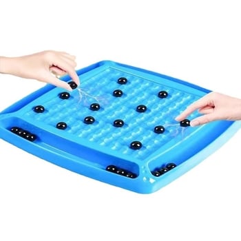 Mágneses indukciós sakk - mágneses stratégiai társasjáték a fókuszált gondolkodáshoz és a szülő–gyermek interakcióhoz (ABS anyag; mágneses; 14+; beltéri szabadidő; kognitív fejlődés)