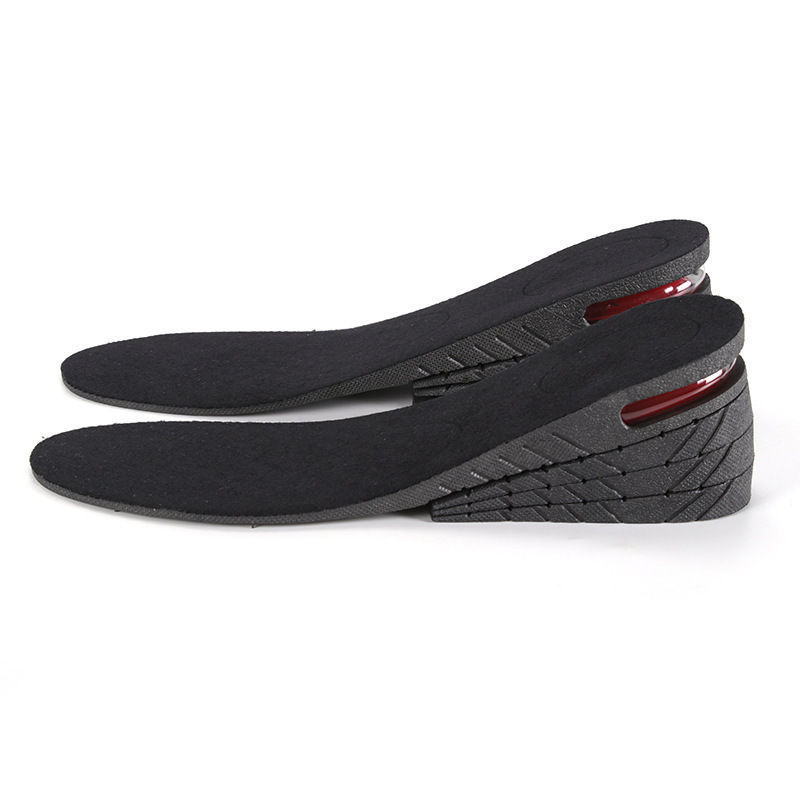 Magasságot növelő talpbetét nőknek és férfiaknak, láthatatlan, kényelmes, ütéscsillapító légpárnás, teljes talpbetét, sportos puha talp