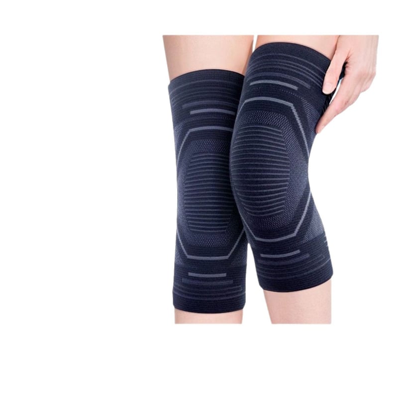 Térdvédők a melegítéshez és ízületi komfortért, bambusz szén rost, 6 órás hőmegtartás, belső viseletre tervezve, alkalmas futáshoz és különféle sportokhoz