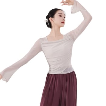 Női táncruha klasszikus tánchoz — rugalmas háló, poliészter, bélés pamut; felnőtt, megfelelő téli, tavaszi és őszi időszakokra