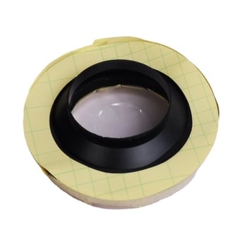 WC-flanš tömítőgyűrű – anyag: fekete tömítőanyag; használat: tömítőgyűrű; stílus: modern minimalista