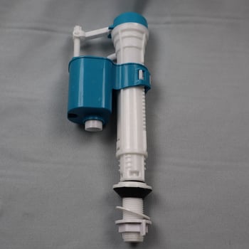 WC-tartály alkatrészek készlet: univerzális vízellátó szelep, ürítő szelep és öblítő gomb — eredeti teljes készlet