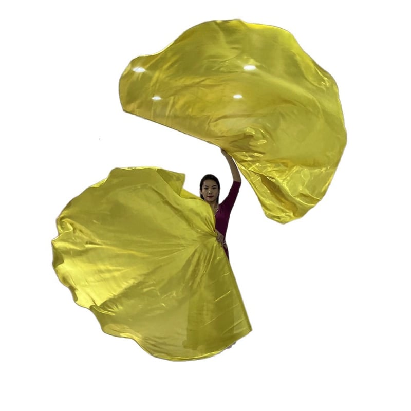 Zászló alakú átlátszó szárnyak előadásokhoz, PVC alapanyag, triacetát rost, TR szövet, préselt kivitel, 2025 tavasz