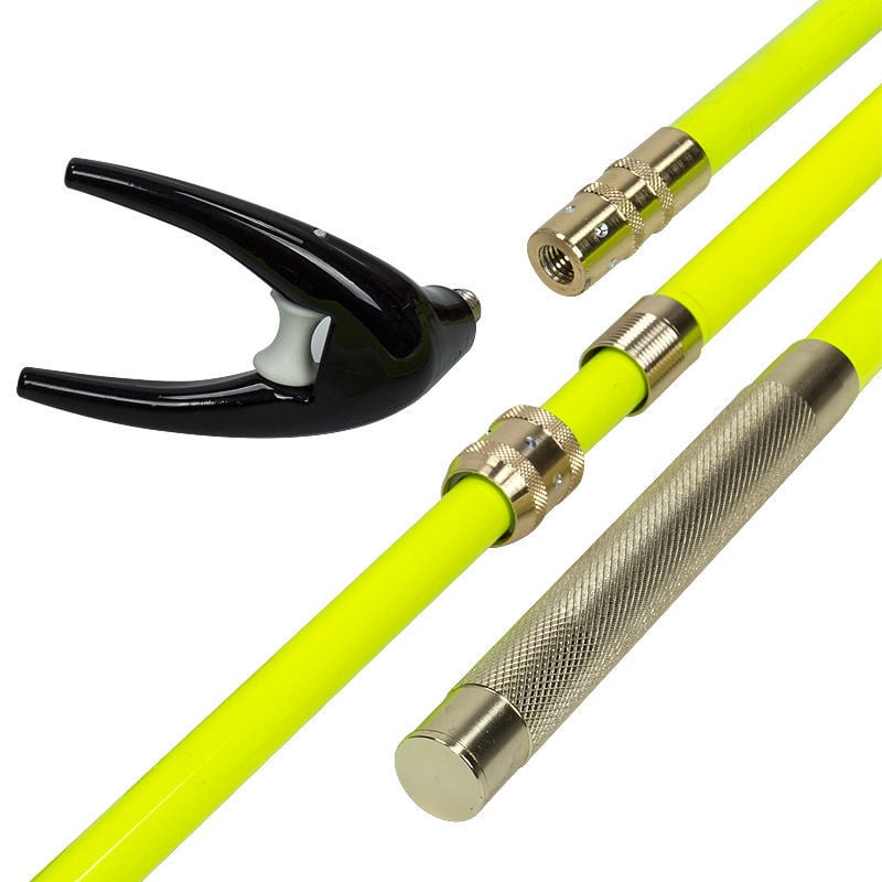 Szénszálas halászati bot tartó – talajon használható