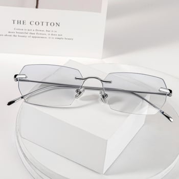 Ultra könnyű keret nélküli presbiópia szemüveg, uniszex, anti-kék fény és aszférikus lencsékkel