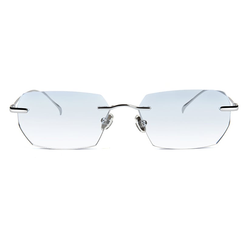 Ultra könnyű keret nélküli presbiópia szemüveg, uniszex, anti-kék fény és aszférikus lencsékkel