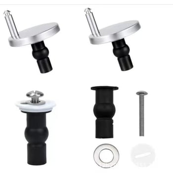 WC-ülés hardver készlet — rozsdamentes acél, modell 1517, Da Yao, csavaros kiegészítők, modern minimál stílus