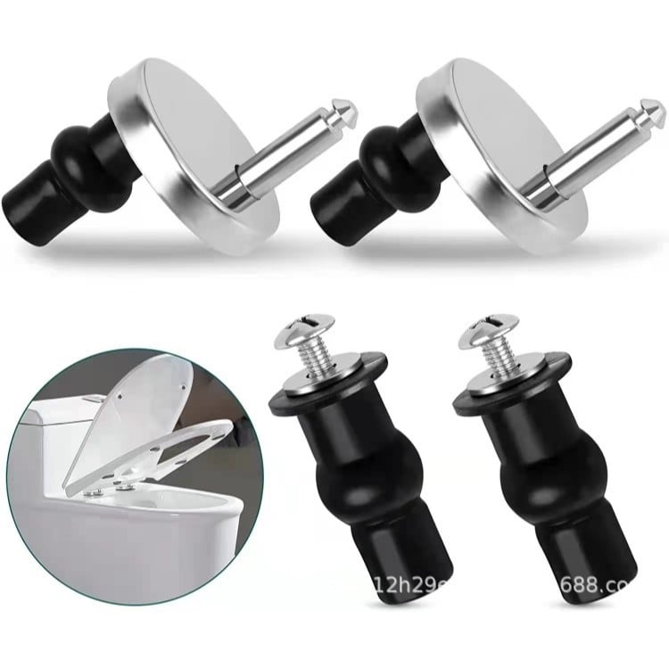 WC-ülés hardver készlet — rozsdamentes acél, modell 1517, Da Yao, csavaros kiegészítők, modern minimál stílus
