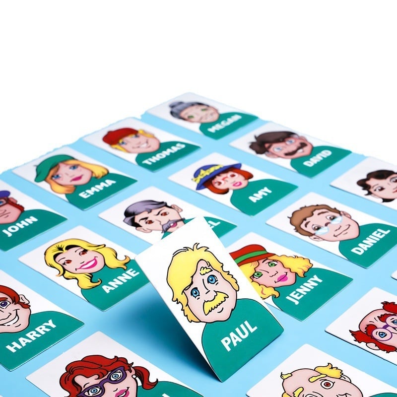 Gyerekeknek szóló, két játékos kártyás társasjáték: interaktív gondolkodási edzés, szellemi fejlesztés, kéz-szem koordináció, ABS anyag, 4-6 éves korosztály