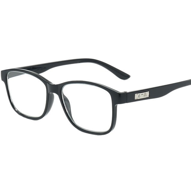 Olvasószemüveg üveglencsékkel, teljes keret, PC-keret, kékfény- és sugárzás elleni védelem