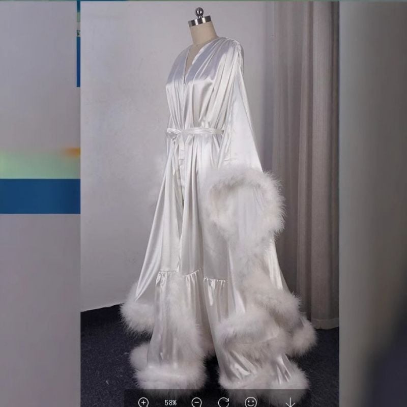 Női színpadi ruha pulykapenő díszítéssel, harang alakú ujjak, pamutkeverék anyag 30-50% spandex és 30-50% akril, 2023 tavasz