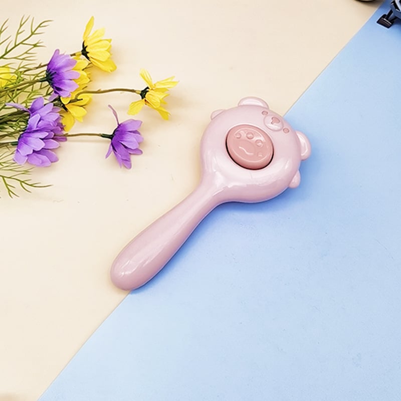 Állatgondozó fésű medve alakú, rozsdamentes acélból, macskák és kutyák számára – szőrszedés és masszázs