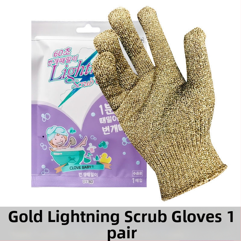 Päťprstová exfoliačná rukavica do kúpeľa – polyester, na telo a chrbát, vhodná pre deti