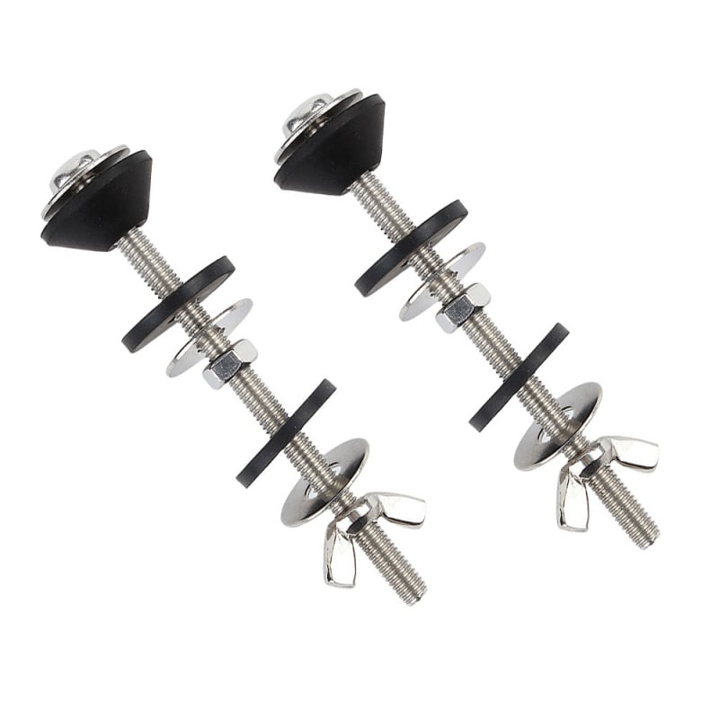 Toalett-tartály csavar készlet hab gumiból készült tömítőgyűrűvel és meghosszabbított csavarorsóval; Anyag: 304 rozsdamentes acél és gumi; Márka: Aojile; Telepítés: kézi