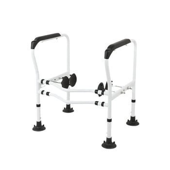 WC kapaszkodó szívófejes csészével, fúrás nélkül, idős és terhes nők számára, szénacél, modern minimalist stílus, teherbírás 400