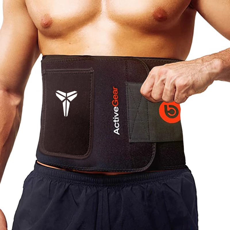 Derékvédő öv, spandex, izzadság-elvezető, hasi formázó, edzéshez