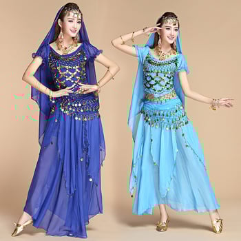 Belly Dance kosztüm indiai néptánchoz, poliészter anyag, uniszex, megjelenés: 2025 tavasz, 30–34 éveseknek