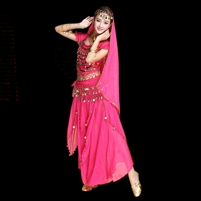 Belly Dance kosztüm indiai néptánchoz, poliészter anyag, uniszex, megjelenés: 2025 tavasz, 30–34 éveseknek