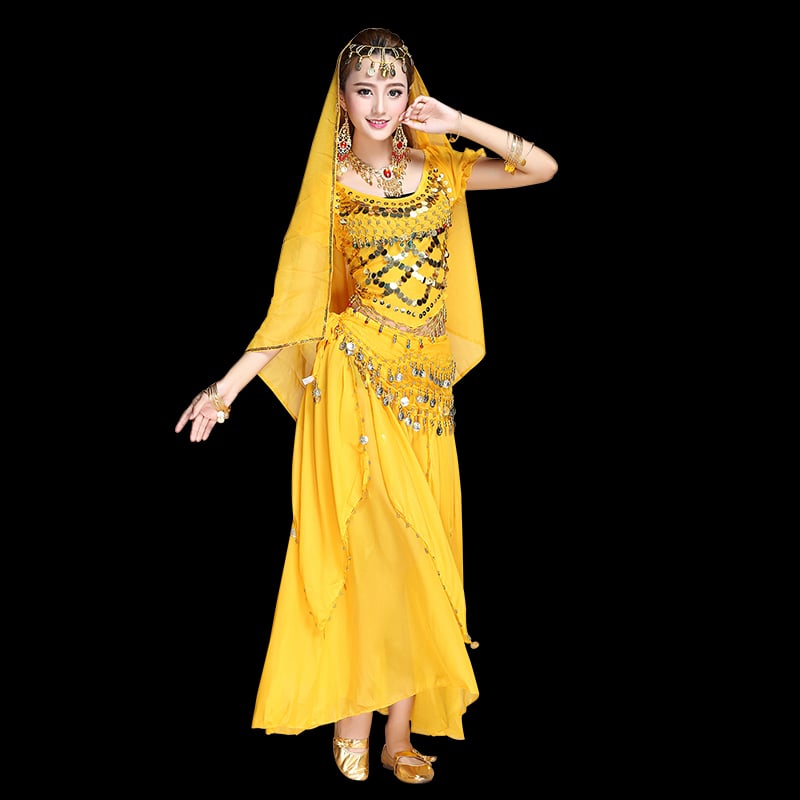 Belly Dance kosztüm indiai néptánchoz, poliészter anyag, uniszex, megjelenés: 2025 tavasz, 30–34 éveseknek