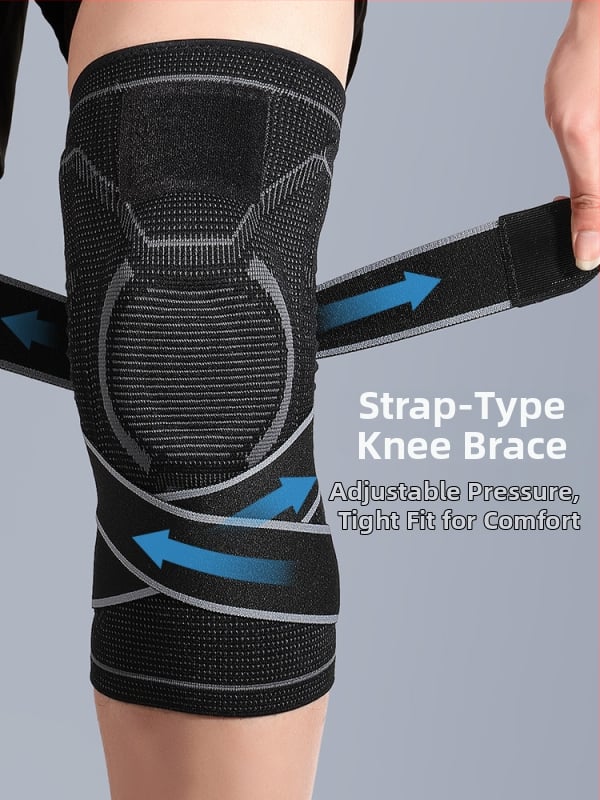 Yonex protecții pentru genunchi pentru adulți – protecție de genunchi din fibre de poliester pentru badminton, baschet, drumeții și fitness în aer liber