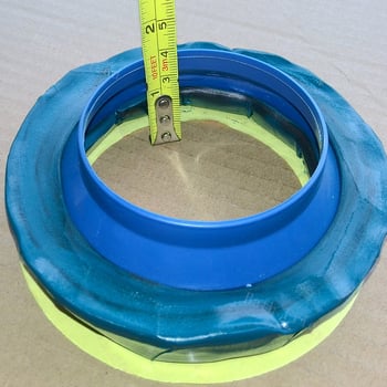 WC-flanx tömítés, szagtalanító, gumi, Bath Friend, beépített telepítés, nagy viszkozitás