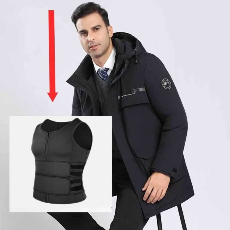 Felnőtteknek készült derek- és hátsó védő mellény, spandex anyagból, négy évszakos melegítés и ágyéki védelem