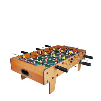 Gyerekeknek szóló asztali foci — Fa anyagú, két személyes asztali játék, fejleszti a kéz-szem koordinációt és a kognitív készségeket