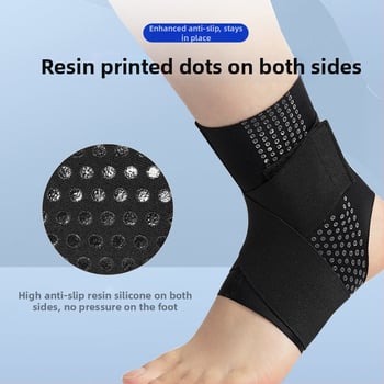 Bokarögzítő – ultra vékony, lélegző Lycra anyag, magas rugalmasság, boka védelem, alkalmas futáshoz, edzéshez, kerékpározáshoz.