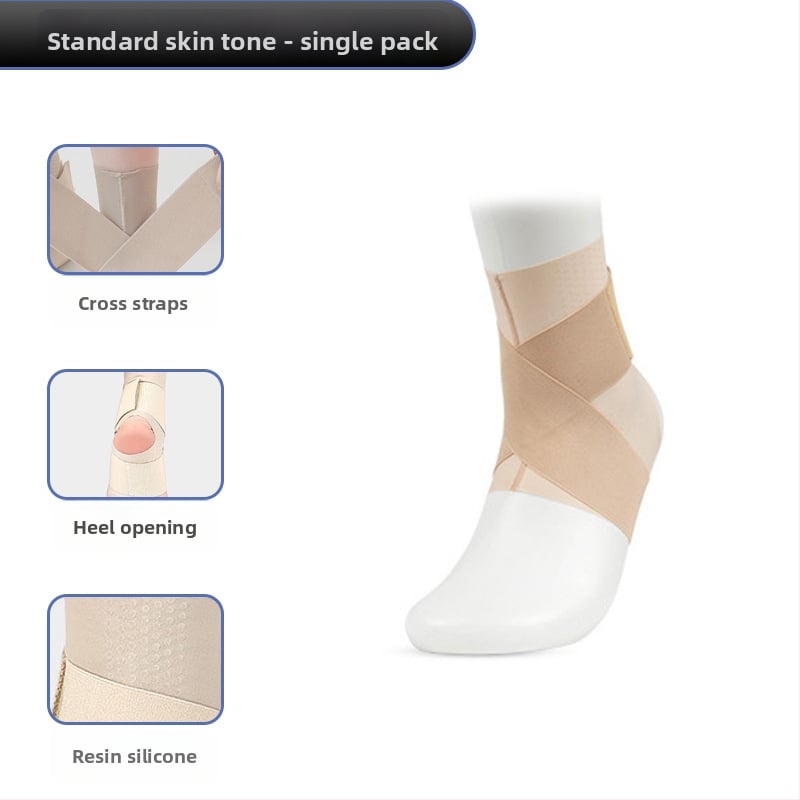 Bokarögzítő – ultra vékony, lélegző Lycra anyag, magas rugalmasság, boka védelem, alkalmas futáshoz, edzéshez, kerékpározáshoz.