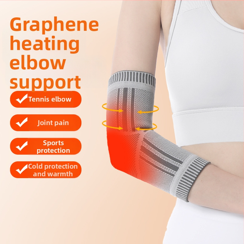 Lakťový chránič s grafénovým vláknom pre univerzálnu ochranu pri bedmintonu