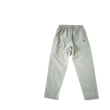 Munka- és városi szabadidő nadrág keskenyedő szárú, magas derék, poliészter anyag, egyszínű