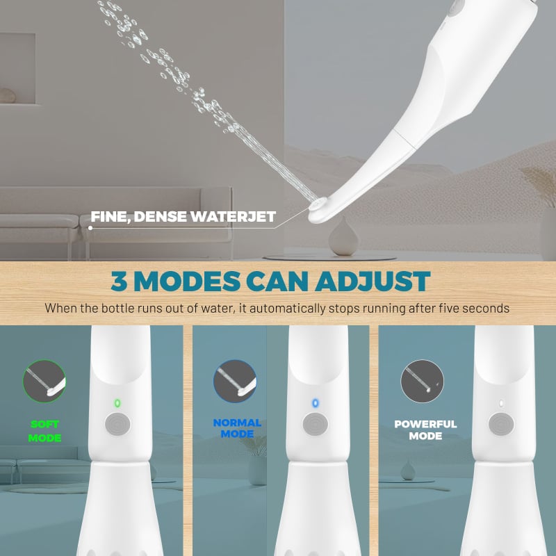 Bidet electric portabil, ABS corp, utilizare manuală, design modern minimalist, potrivit pentru călătorii