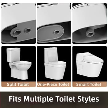 304 rozsdamentes acél WC-flánk tömítés – vastagított, szagtalan, szivárgásmentes, univerzális kompatibilitás