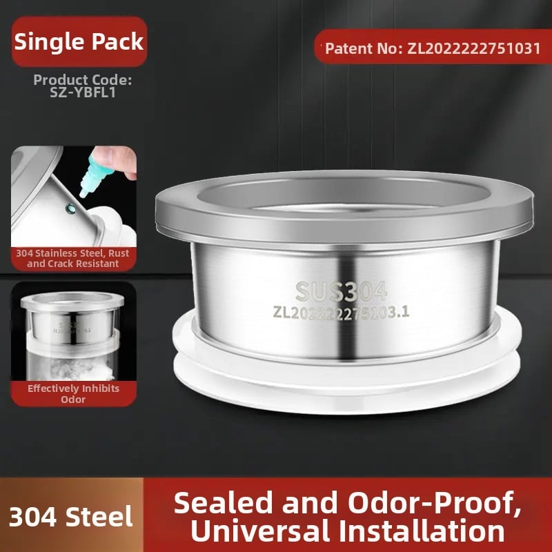 304 rozsdamentes acél WC-flánk tömítés – vastagított, szagtalan, szivárgásmentes, univerzális kompatibilitás